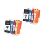 2 סטים מלאים ראשי דיו תואמים HP 920XL