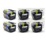 2 סטים מלאים ראשי דיו תואמים + 4 ראשי דיו שחורים תואמים Brother LC3219 ברדר