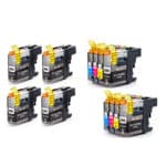 2 סטים מלאים ראשי דיו תואמים + 4 ראשי דיו שחורים תואמים Brother LC223 ברדר