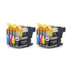 2 סטים מלאים ראשי דיו תואמים Brother LC223 ברדר