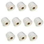 מדבקות נייר תואם 10 גלילים ל DYMO דימו 89X36 מ"מ 99012