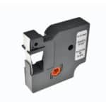 סרט דימו תואם S0720620 D1 45022 DYMO שחור על רקע כסף רוחב 12 מ"מ