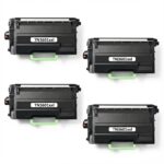 4 טונר שחור תואם Brother TN3601XXL