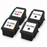 שני זוגות ראשי דיו תואמים Canon PG-575XL / CL-576XL – שני שחורים ושני צבעוניים