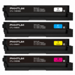 סט ארבעה טונרים מקוריים Pantum CTL-1100: שחור, כחול, צהוב ואדום